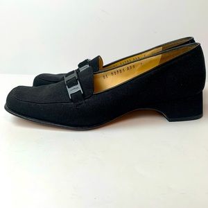 Salvatore Ferragamo Black Flats Size 6